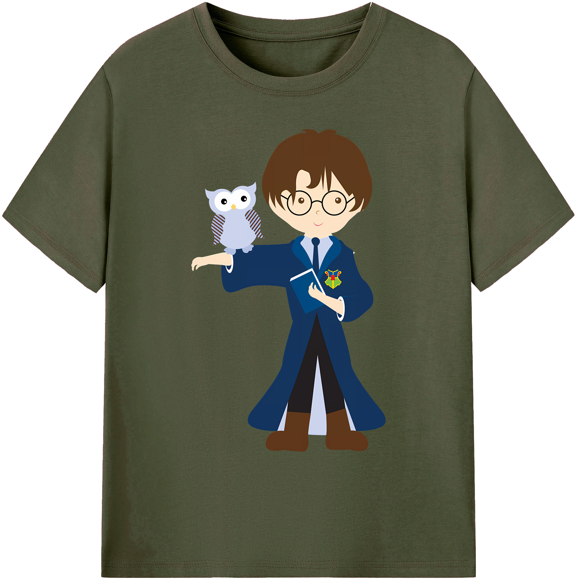 （画像用） Harry Potter ハリー・ポッターシリーズ 綿100％ メンズ半袖Tシャツ｜肌触りやわらか＆通気性